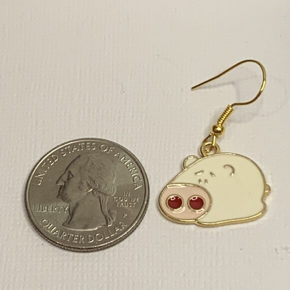 Pig Earring, Gift Idea, Pig Jewelry, Silly Earring, Hog Earring, Hog Jewelry - Picture 2 of 5